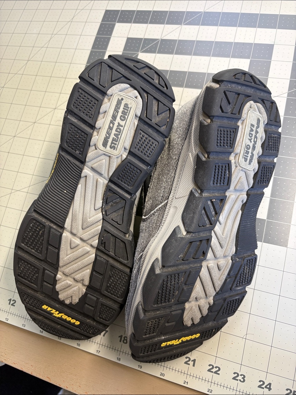 Skechers Men's Charcoal Gray Slip-On Canvas Loafers - Picture 4 of 8